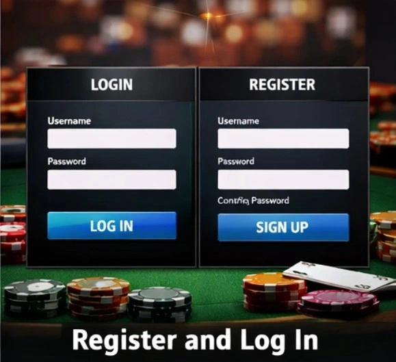 Register and Log In